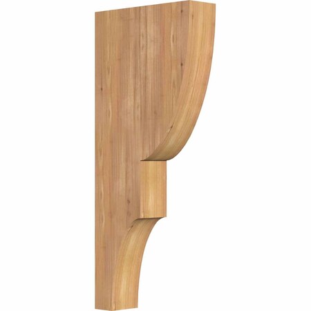 Ekena Millwork Ridgewood Smooth Corbel, Western Red Cedar, 3 1/2"W x 12"D x 28"H COR04X12X28RID00SWR